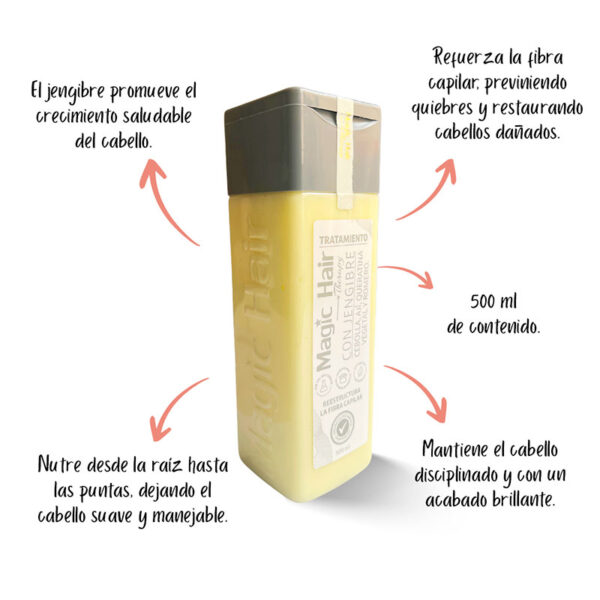 Tratamiento con Jengibre 500mL Magic Hair Therapy - Image 2