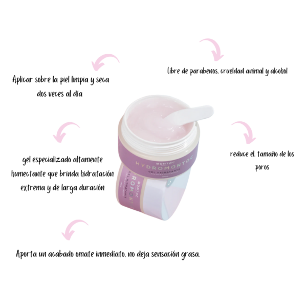 Gel facial hidratante Antiedad Hydromontoc - Image 3