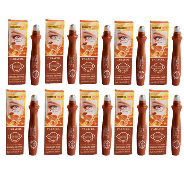 PACK X10 Contorno de ojos roll on Baba de Caracol PROMO