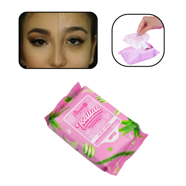 Toallitas desmaquillantes con aloe vera purpure - Image 3