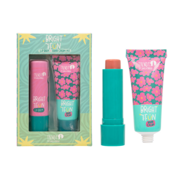 Kit crema corporal + balsamo de labios trendy
