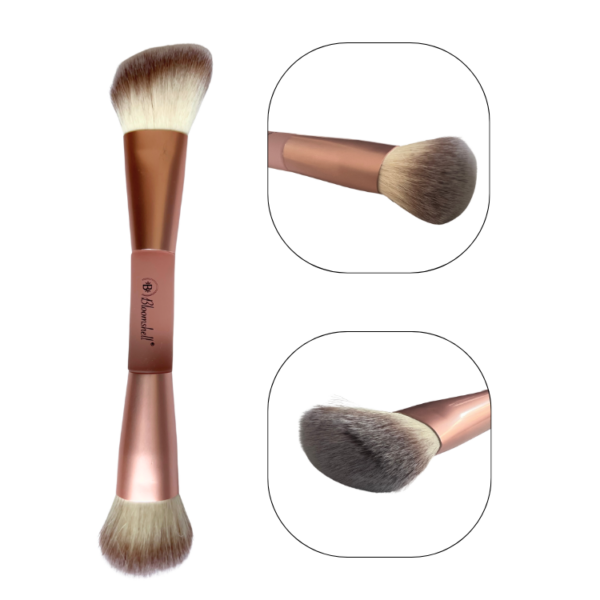 Brocha maquillaje 2 en 1 profesional Boomshell - Image 3