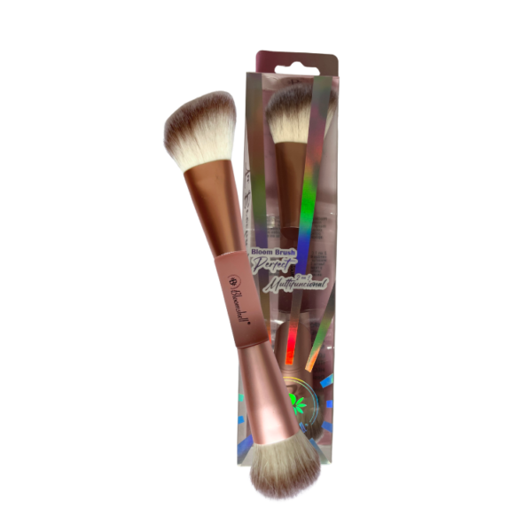Brocha maquillaje 2 en 1 profesional Boomshell