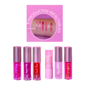Kit tus mini  infaltables Bloosmhell x6 productos