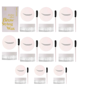 Pack x10 cera fijadora de cejas PROMO