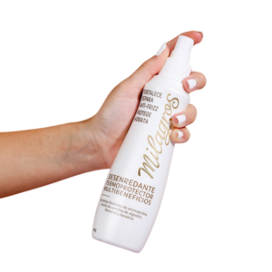 Desenrredante termoprotector blanco gold Milagros