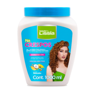 Crema Mas Rizos Crespos Lissia 2 en 1 1000mL