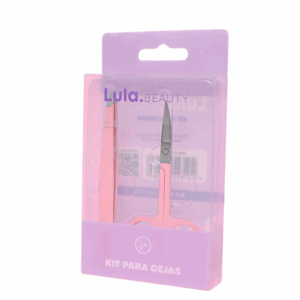 Kit de depilador punta recta + tijeras Lula