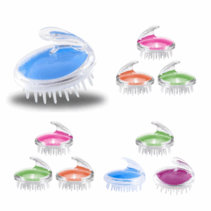 Pack x10 Cepillo masajeador de cabello antigrasa siliconado PROMO