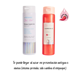 Shampoo de ají Click Hair cabellos grasos
