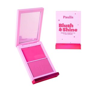 Rubor duo compacto crema y polvo Paulis