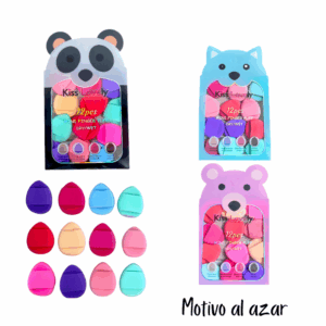 Kit x12 mini borlas profesionales para sellar corrector