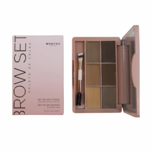 Brow set paleta de cejas Montoc x6 tonos