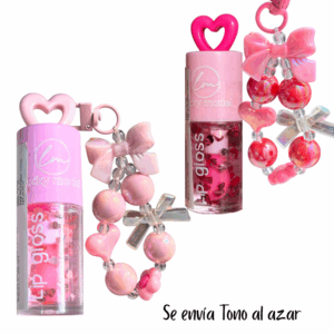 Gloss aplicador jumbo con llavero Lucky