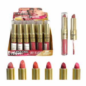 Labial mate liquido + barra only beauty tono 01