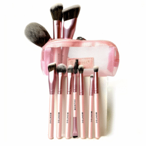 Kit x10 brochas viajero + estuche Luna Montoc