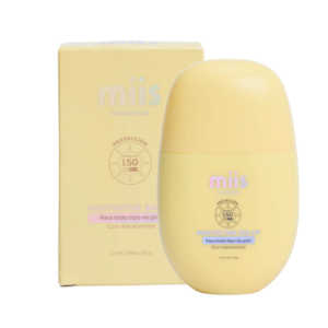 Protector solar en crema miis cosmetics 50 FPS