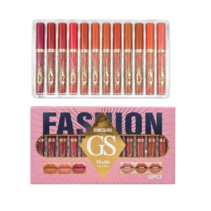 Kit x12 labiales liquidos mate GS fashion
