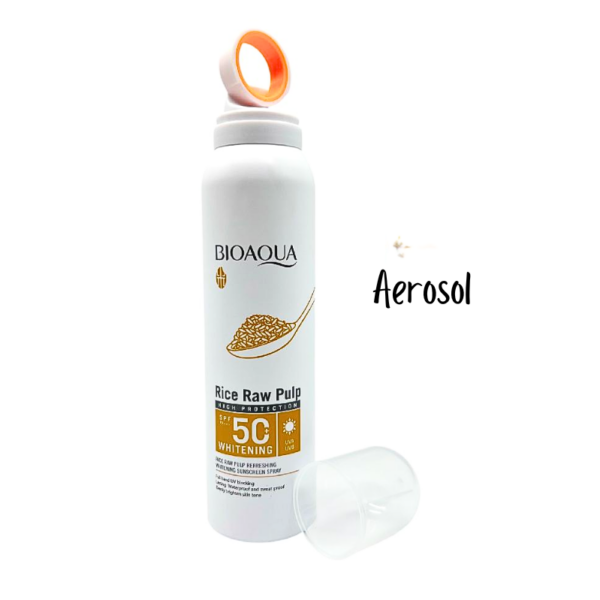 Protector solar en aerosol arroz Bioaqua - Kroma Space